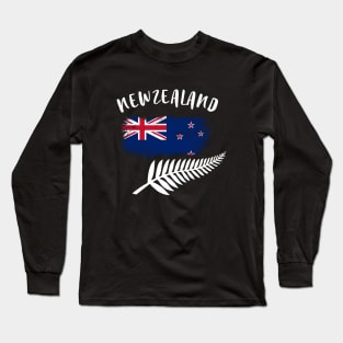 New Zealand Flag Long Sleeve T-Shirt